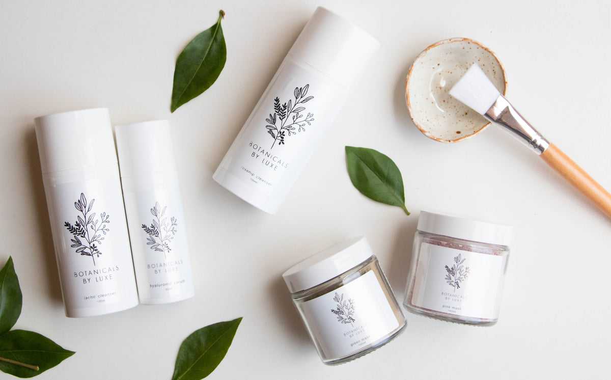 All natural cleansers · Buy Online Botanicals by Luxe